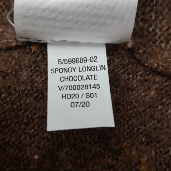 Old Navy Ladies Size XS Chocolate Brown Open Cardigan w/ Side Slits & Pockets - Picture 7 of 10